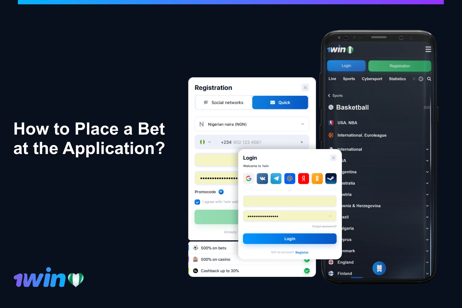 Nigerians find it easy to bet through the 1win app thanks to its user-friendly interface