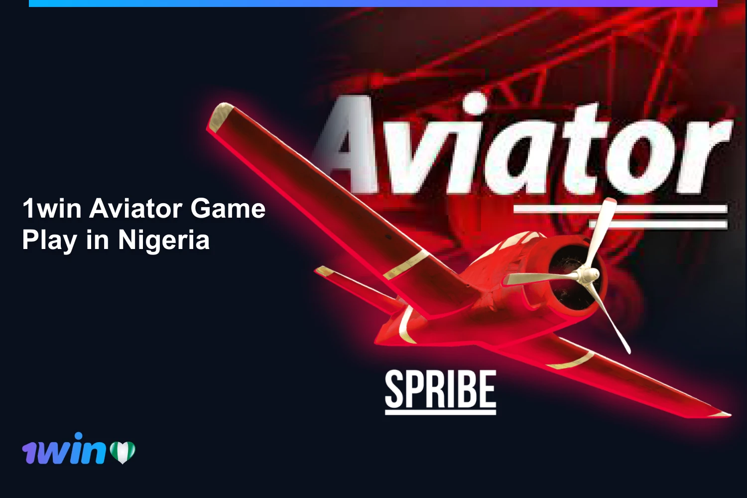 1win Nigeria offers Aviator game developed by Spribe for those who love to play crash games
