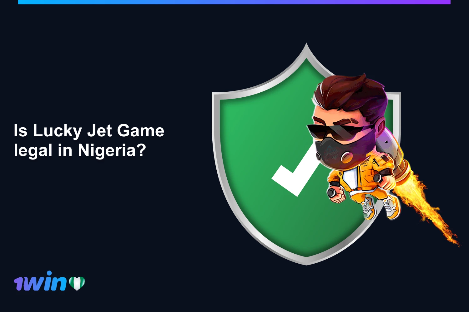 1win provides a legal and convenient gaming environment, allowing Nigerians to play Lucky Jet 1win legally
