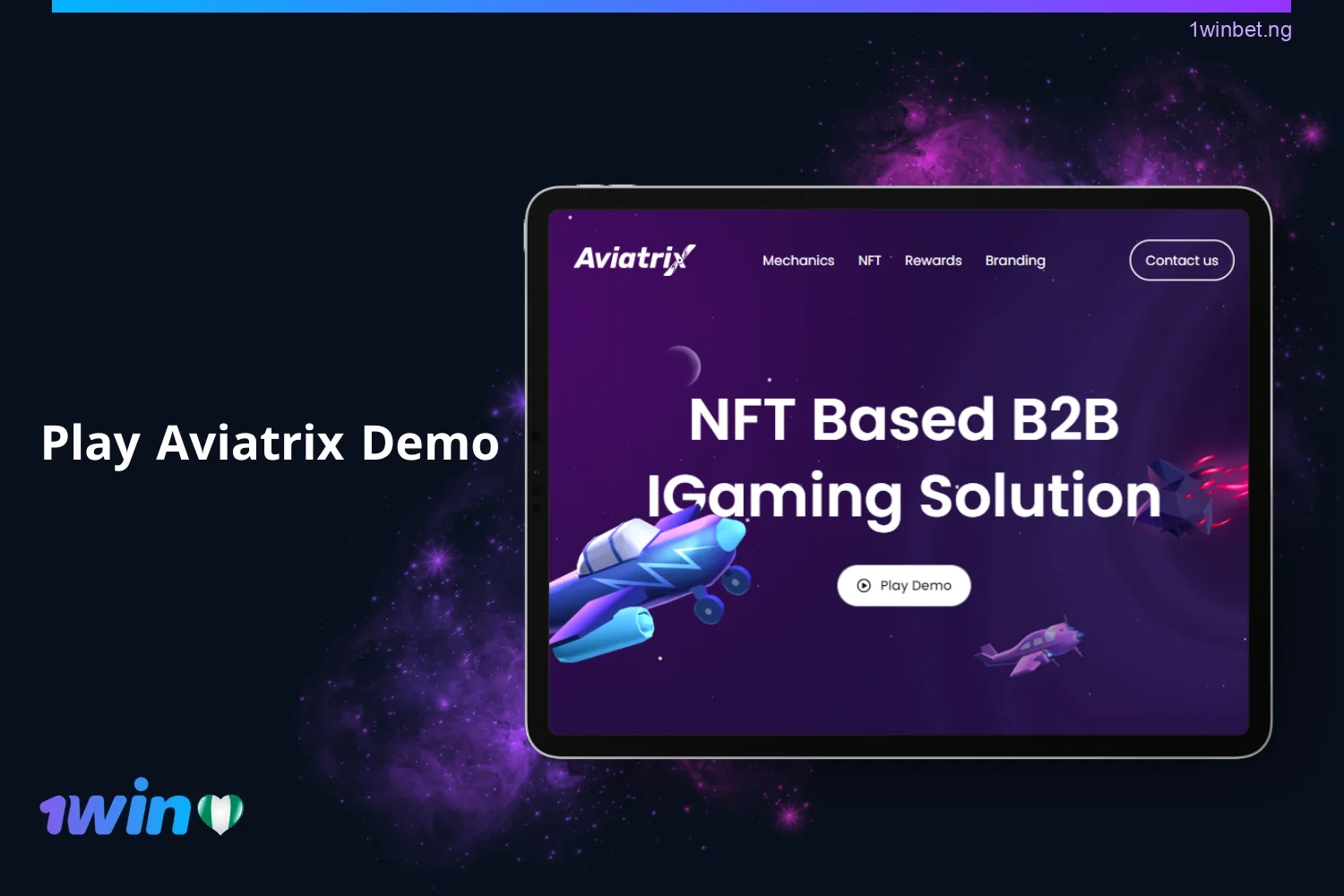 Before starting to play for real money at Aviatrix 1win for Nigeria, players can try the free demo version.