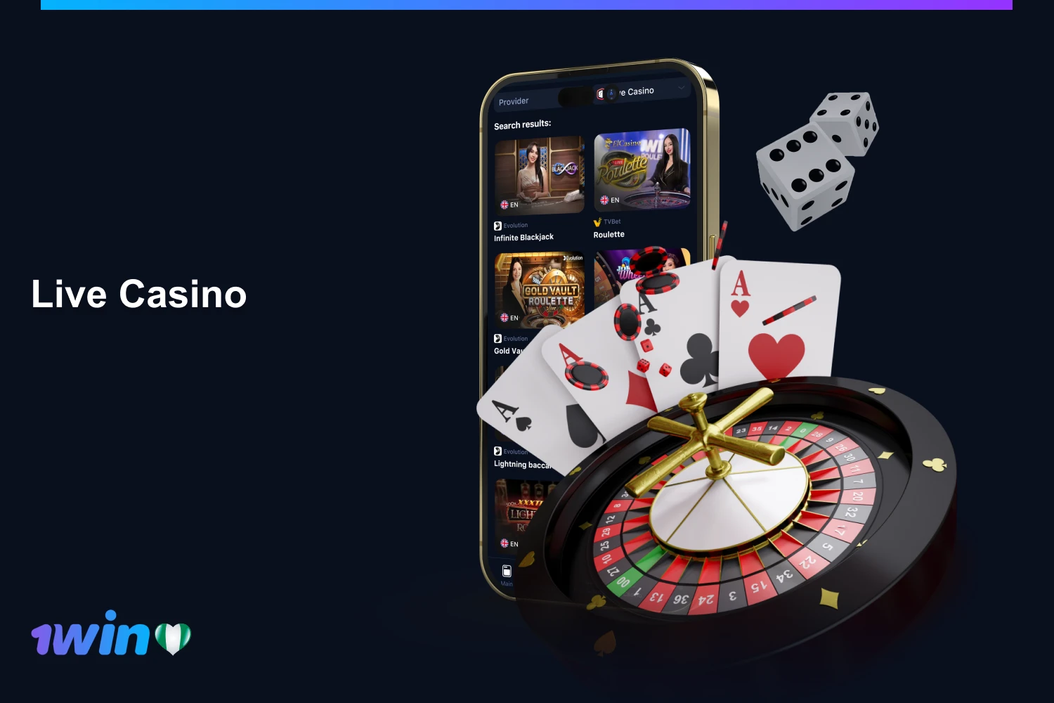 By choosing the official 1win site, players from Nigeria get access to 600+ live casino games