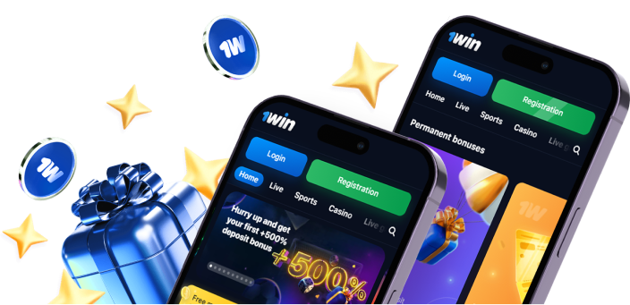 1win app download bonus banner