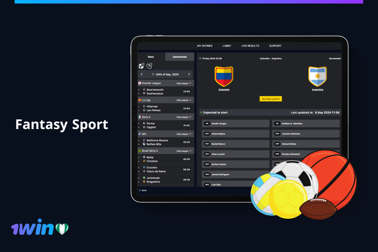 Fantasy sports allows Nigerian players to create teams of real players and earn points based on their real-world performance