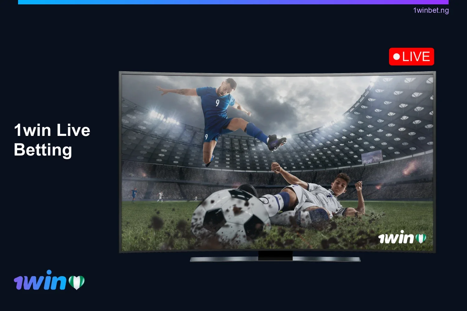 Live betting is betting on current events for registered 1win players from Nigeria