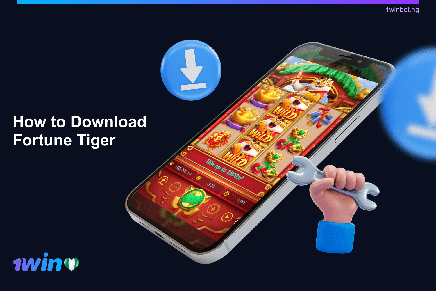 Install the Fortune Tiger app on your phone in a couple of steps