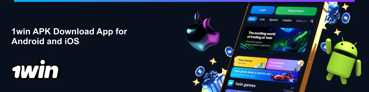 Download the official 1win mobile app for Android (apk) and iOS and place bets at any convenient time