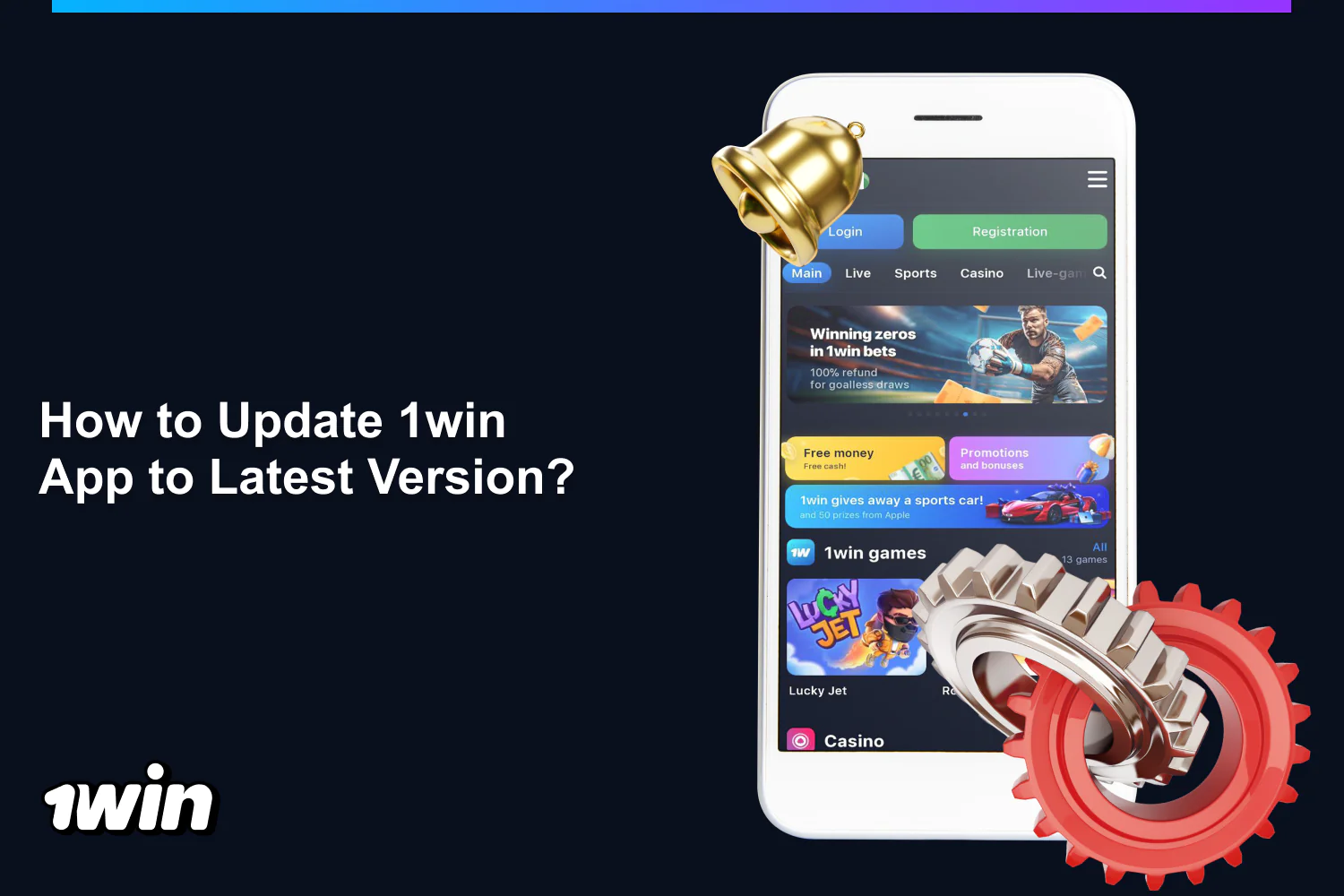 When the latest version notification appears, you are advised to install it on your device to enjoy the improved and updated 1win Nigeria app