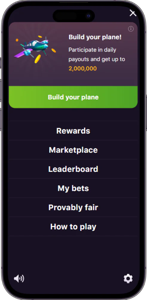 Players from Nigeria can enjoy a user-friendly menu at Aviatrix 1win