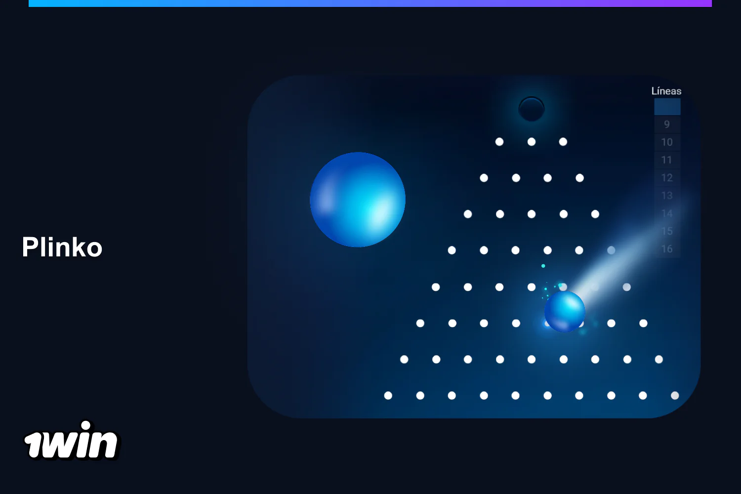 Plinko at 1win Nigeria, is a game in which players hope that a ball launched from the very top will hit the winning cell at the very bottom of the playing field