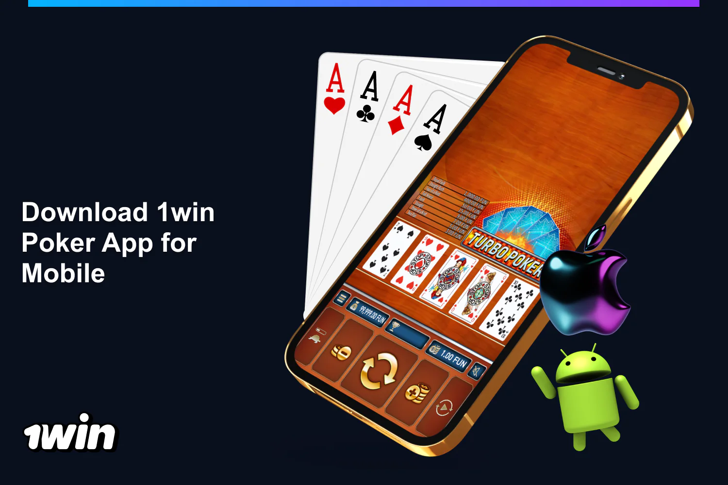 Players from Nigeria can download the user-friendly 1win poker mobile app for iOS or Android