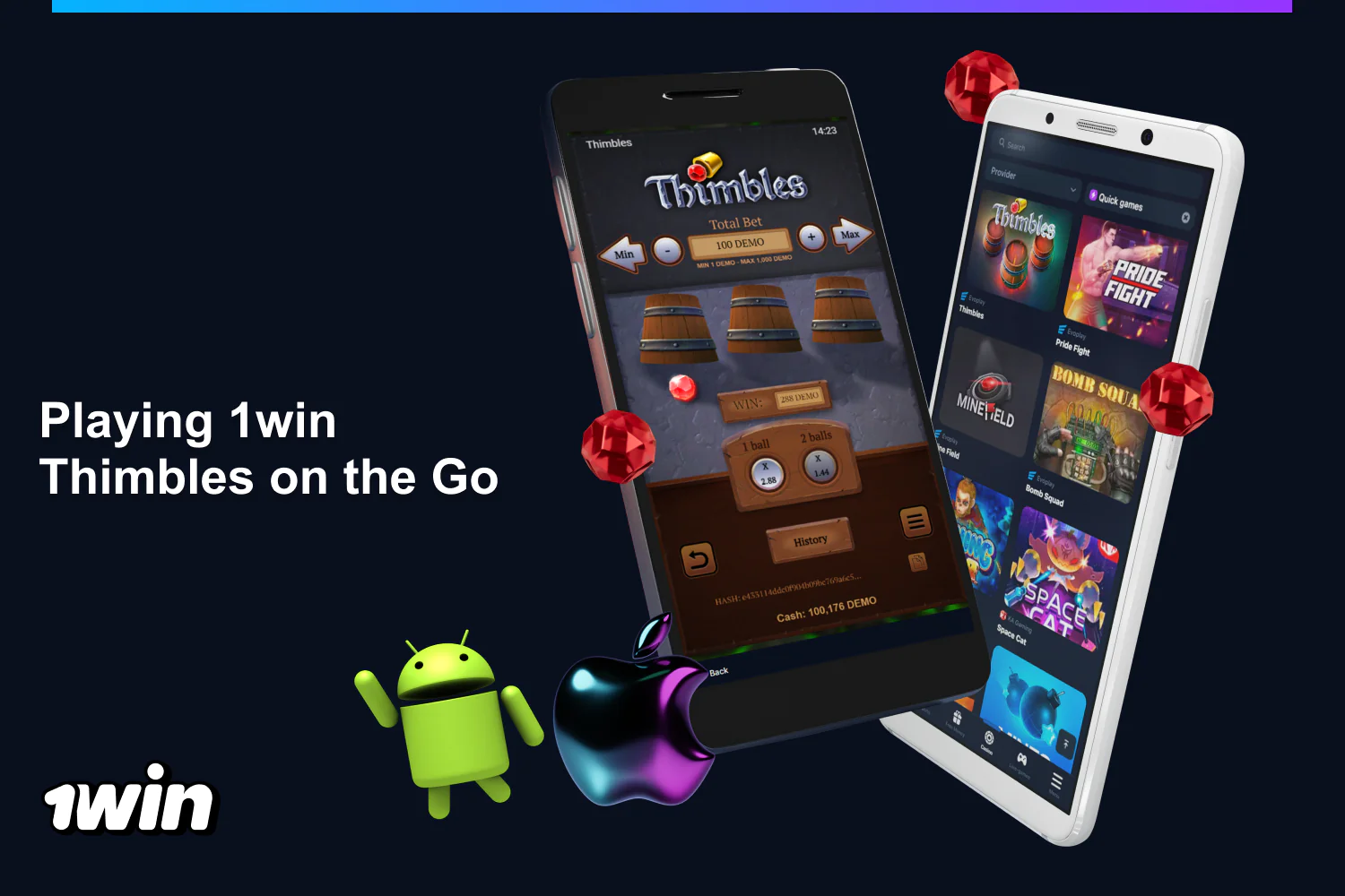1win provides users from Nigeria with the app for free